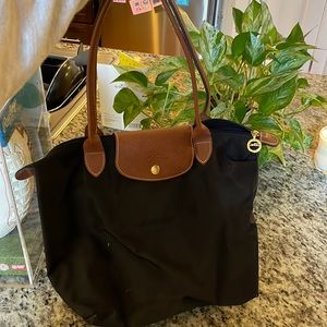 Longchamp medium black bag